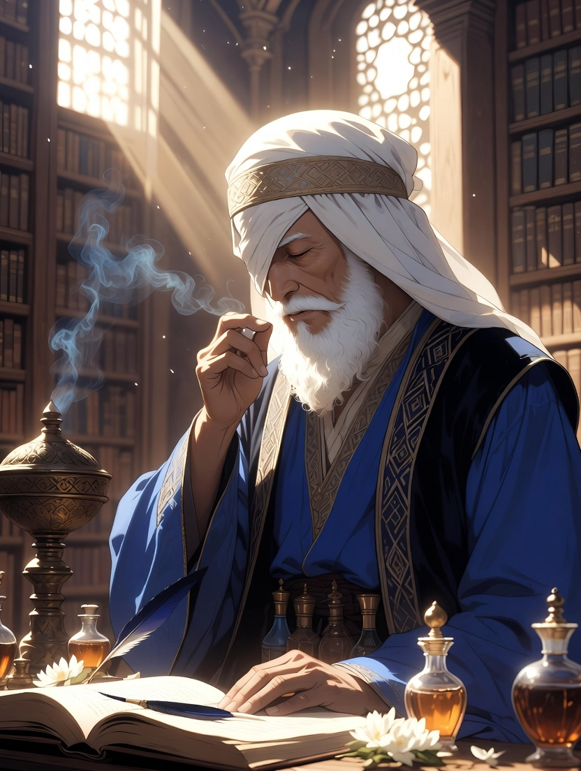 الشيخ إدريس 'مبصر القلوب' العطّار - AI Character Card