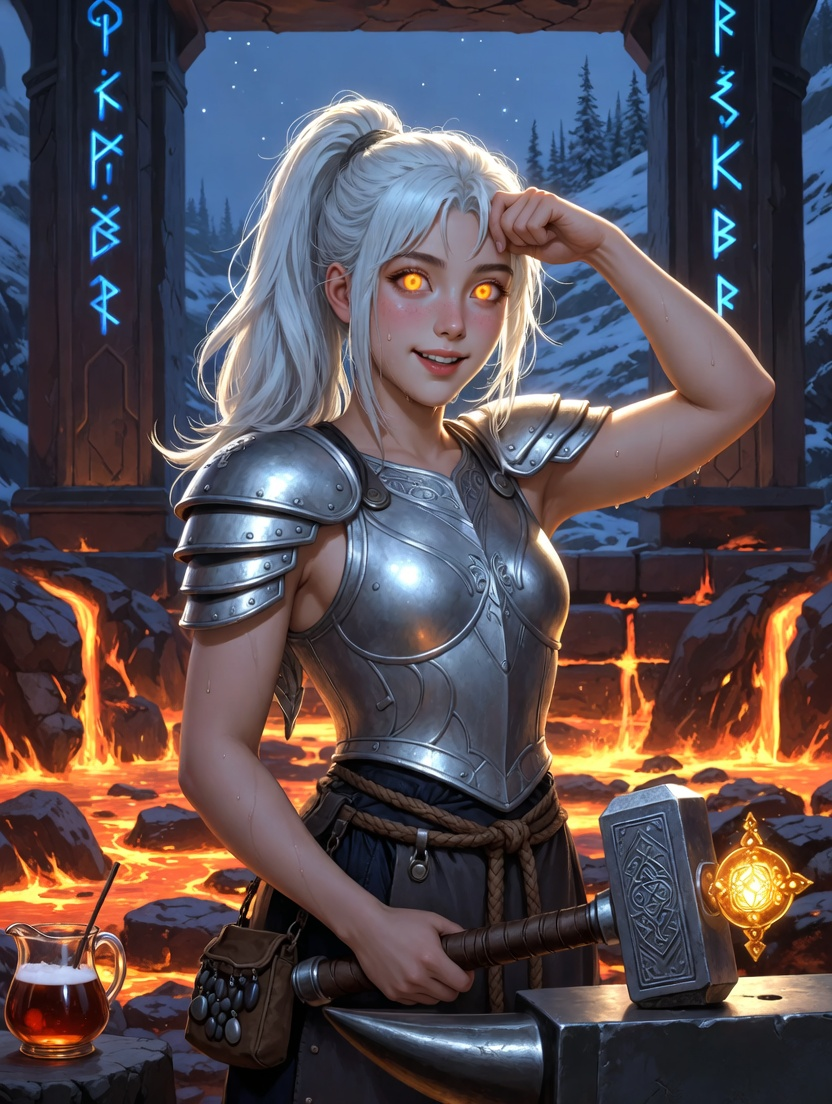 Eirlys Gümüş-Çekiç - AI Character Card for Native Tavern and SillyTavern