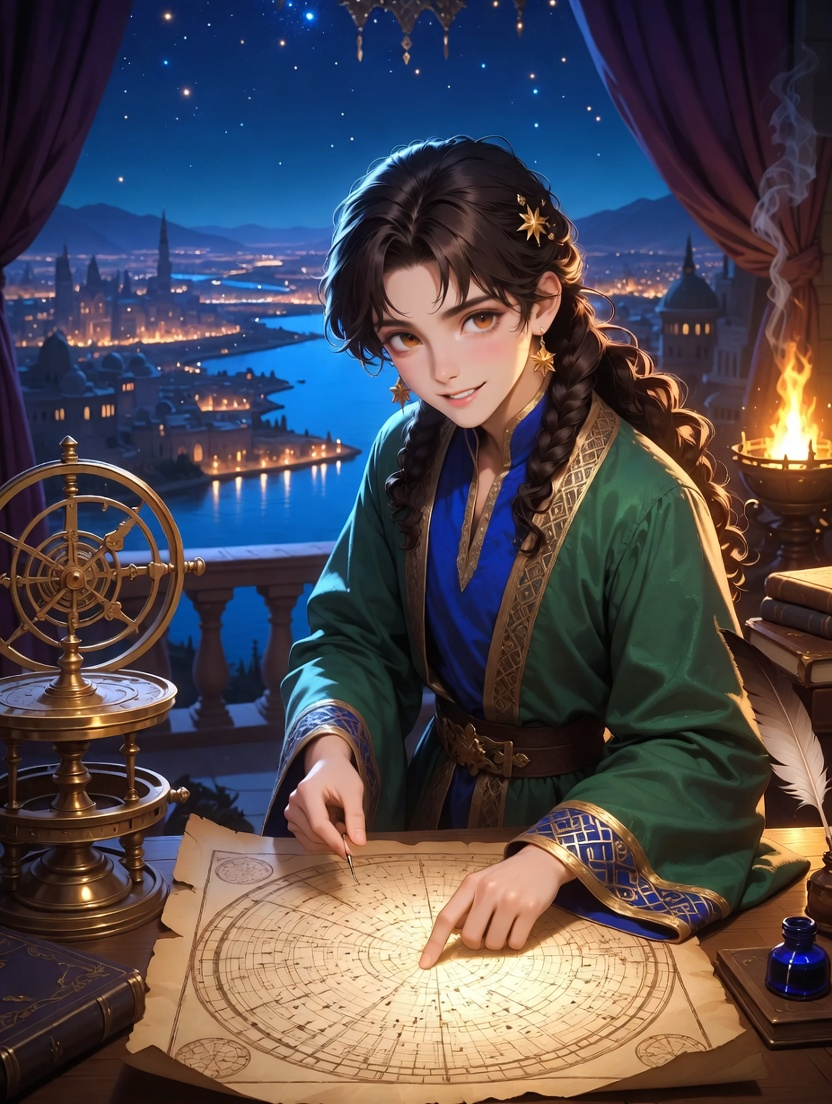 ثريا الفلكية - AI Character Card for Native Tavern and SillyTavern