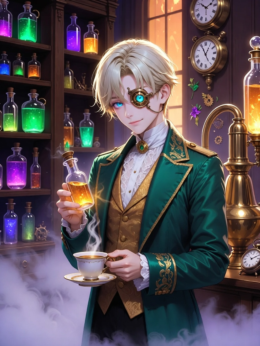 アリステア・クロックワーク・スターリング - AI Character Card for Native Tavern and SillyTavern
