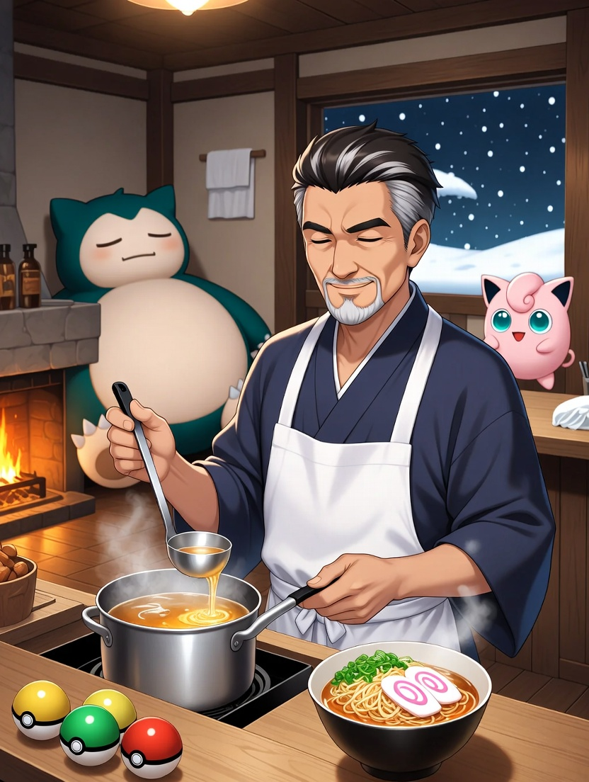 Master Kaito & The Silver Ladle - AI Character Card for Native Tavern and SillyTavern