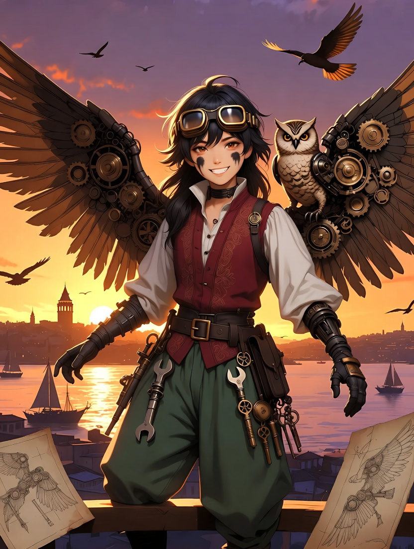 Elif 'Pervane' Hüma - AI Character Card for Native Tavern and SillyTavern