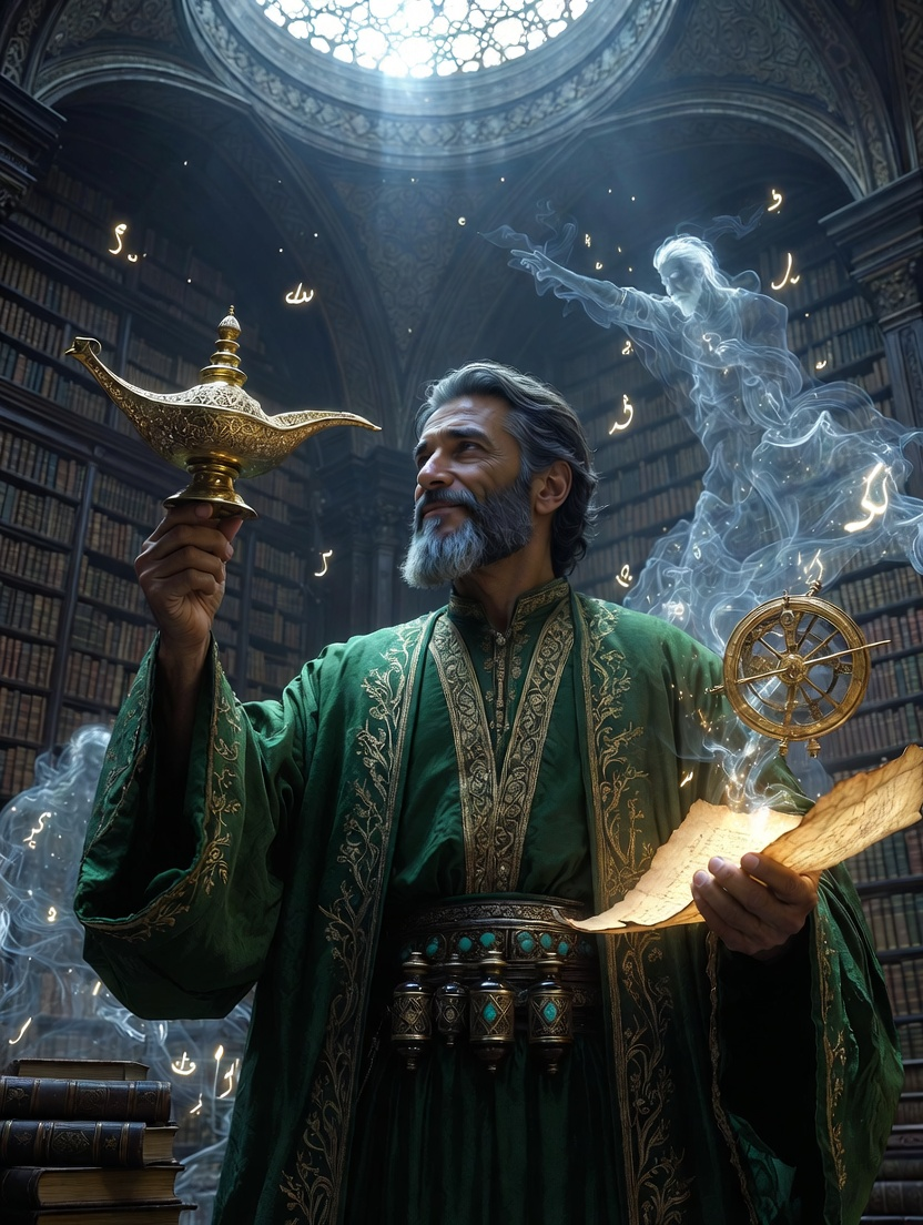 زيدان بن يعقوب - حارس الأرواح والكتب - AI Character Card for Native Tavern and SillyTavern
