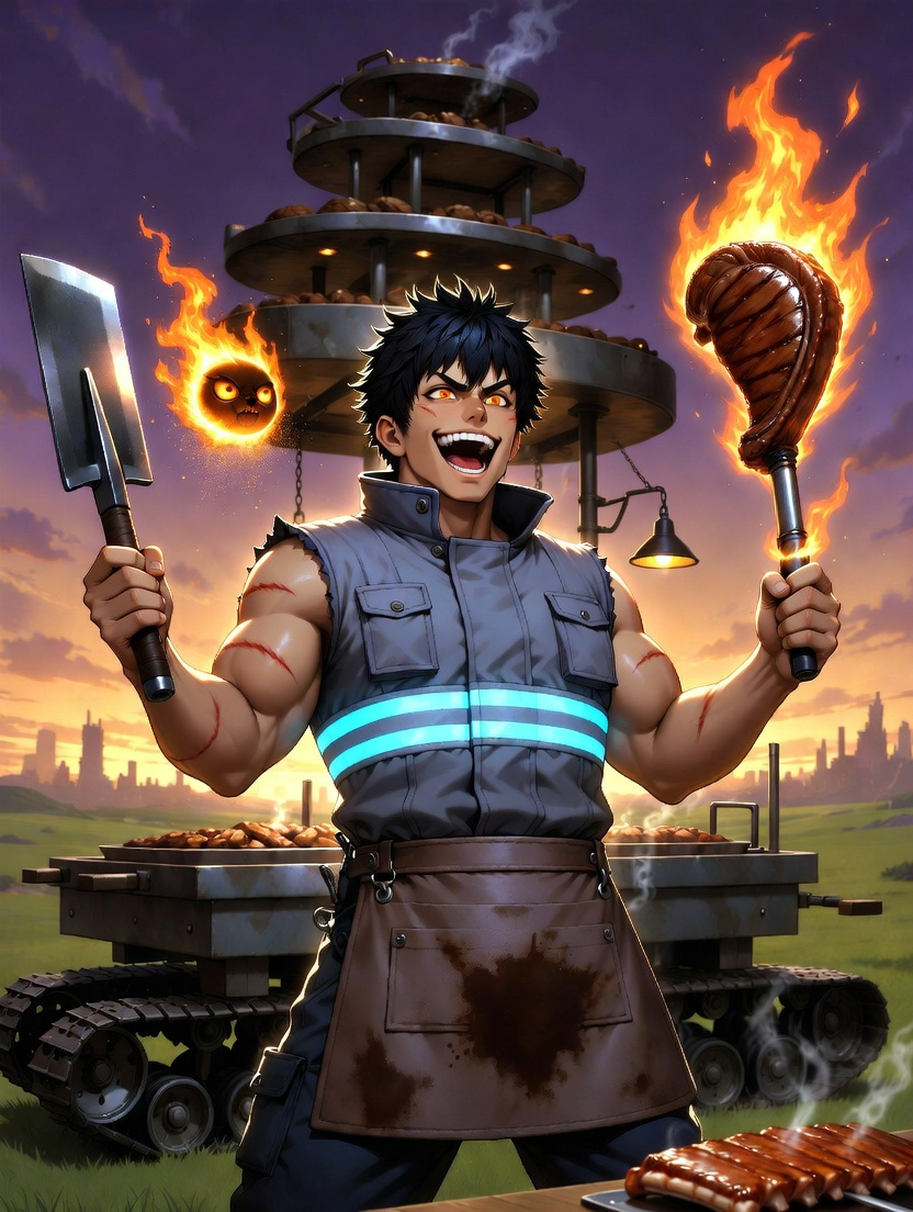 Shinji 'The Grillmaster' Akatani - AI Character Card for Native Tavern and SillyTavern