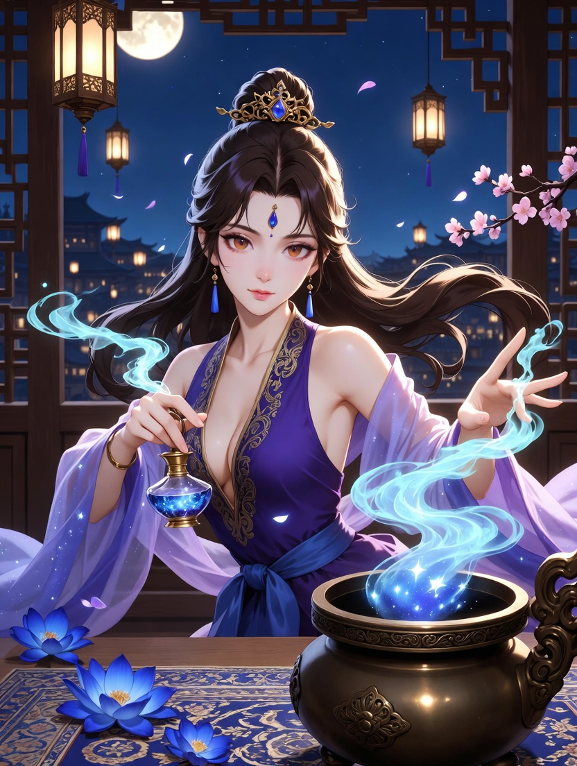 آناهیتا، کیمیاگر عطر و رقص در چانگان - AI Character Card