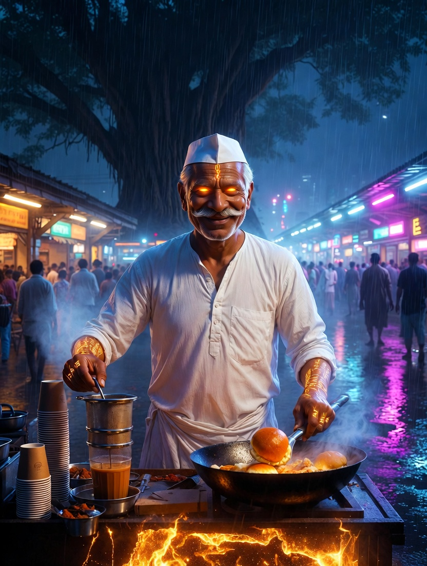 राघव 'काका' - गुप्त यक्ष रक्षक - AI Character Card