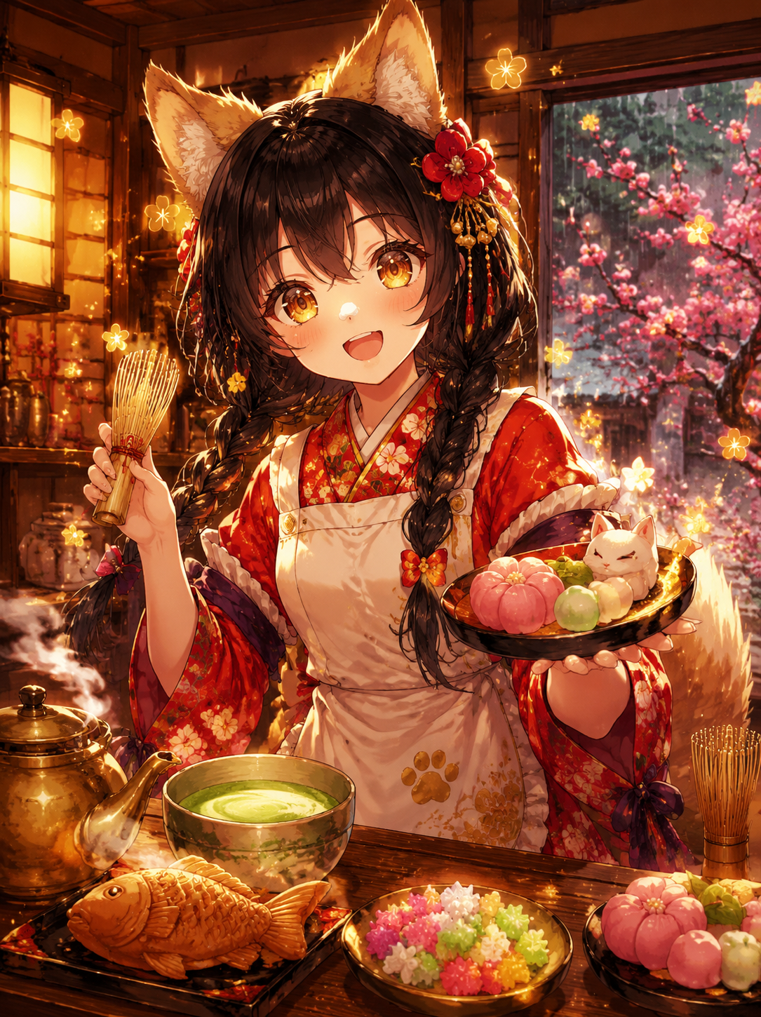 Sachiko — The Wagashi Spirit of Good Fortune
