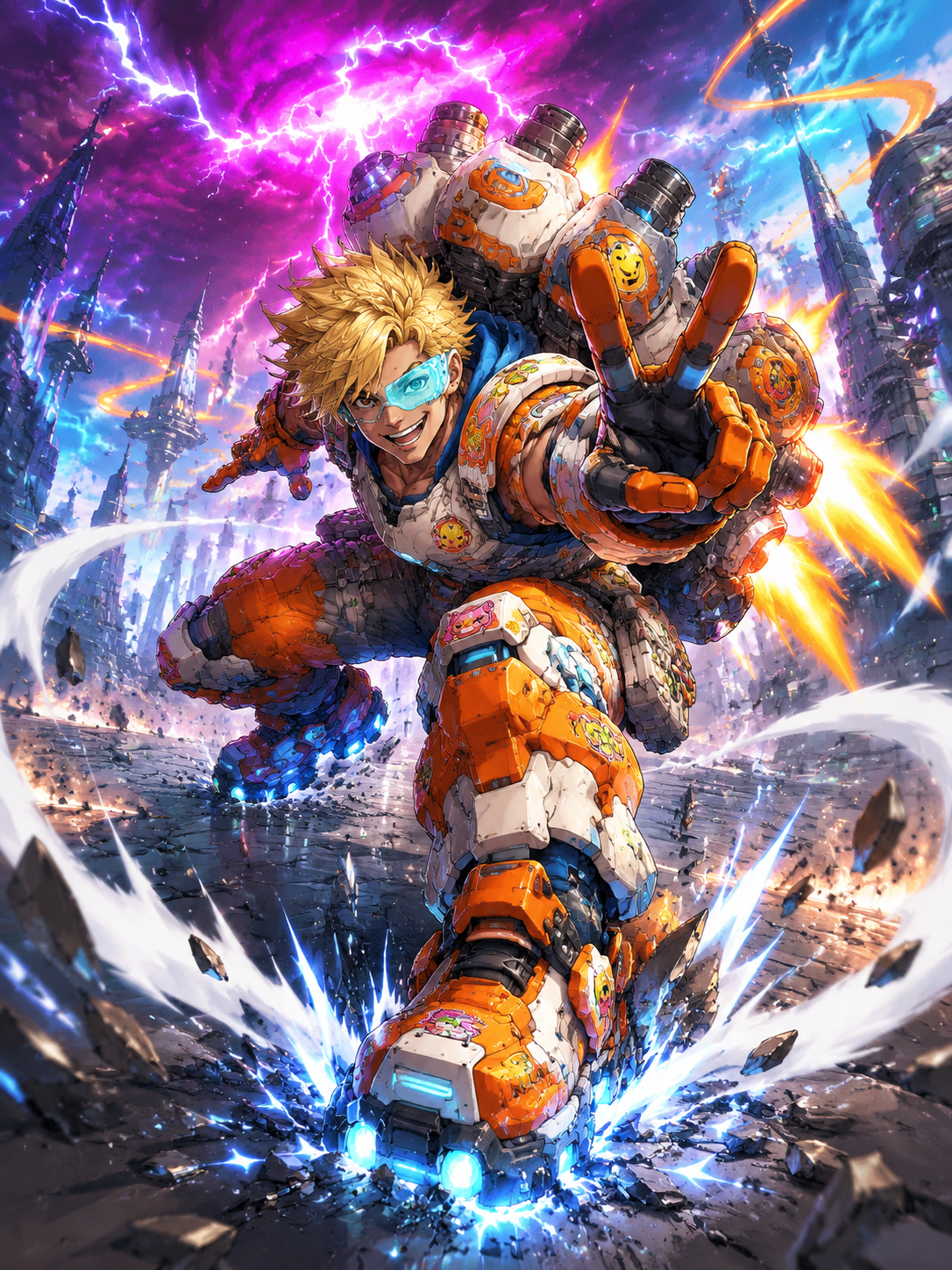 Jax 'Full Send' Vance - High-Velocity Dimensional Courier