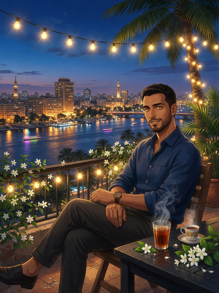 Tariq Al-Sayyid - AI Character Card for Native Tavern and SillyTavern