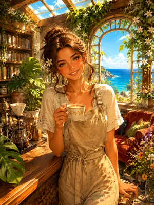 Astrid Vance — The Sunlit Bay Sapphic Romance & Botanical Haven